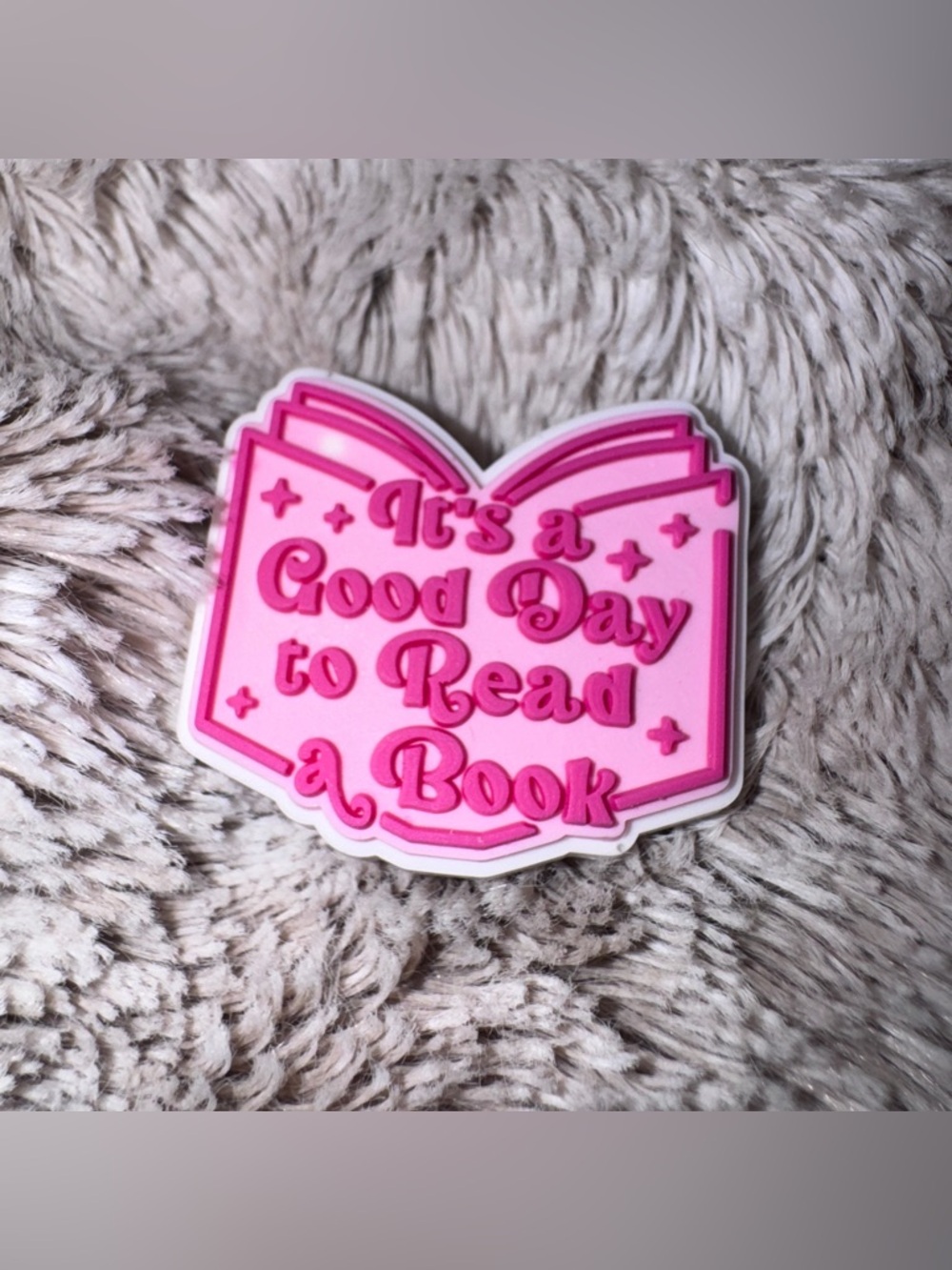 Cutesy It’s a Good Day to Read a Book Shoe Charm Crocs Jibbitz 5/$20
